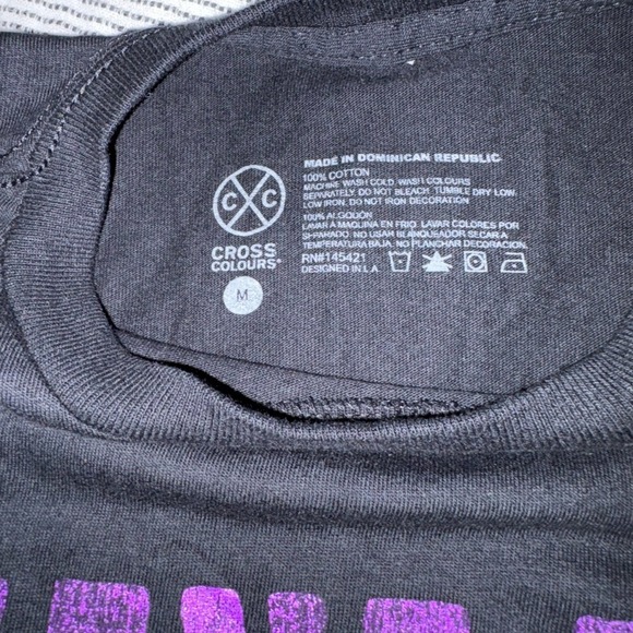 Diana Ross & The Supremes T-Shirt Cross Colours Black Medium Music Retro‎ Vtg - Picture 3 of 4